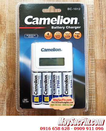 Camelion BC-1012 _Bộ sạc pin BC-1012 kèm 4 pin sạc Camelion NH-AA2700LBP2 (AA2700mAh 1.2v)